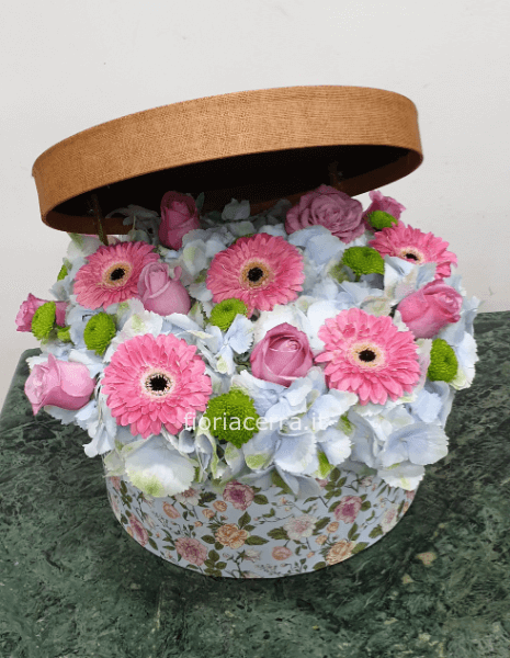 box con fiori misti